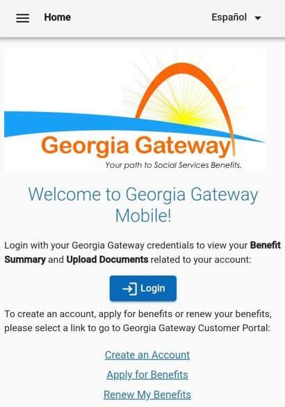 www.gateway.ga.gov en español|georgia gateway snap renewal.